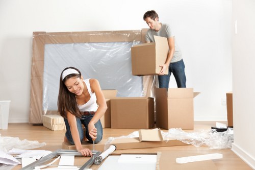 Man With Van Arkley team preparing a careful and insured move