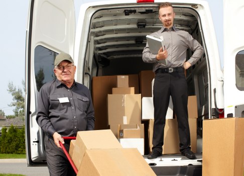 Removals van service for homes in Arkley