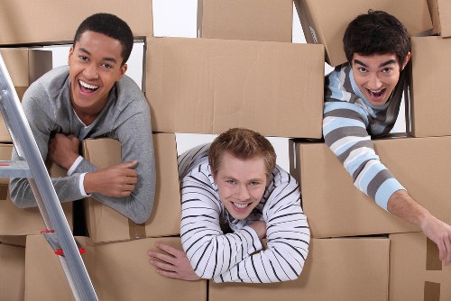 Preparing office furniture and boxes for a commercial move in Arkley