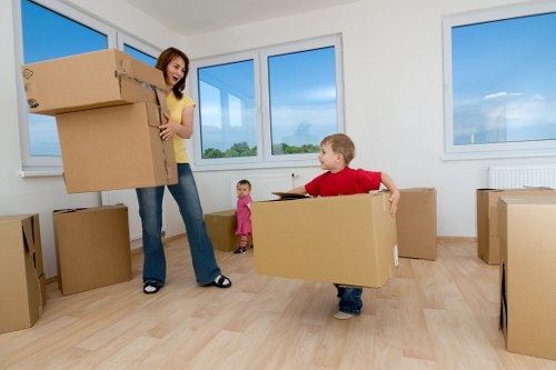 Local movers handling a residential relocation near Arkley