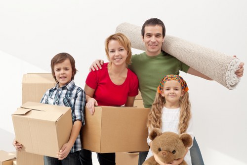 Removal van supporting a house move near Arkley