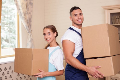 Local van service handling household items and boxes in Arkley