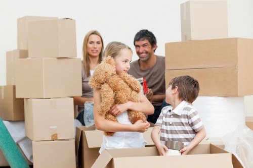 Packing desks and office equipment for an Arkley office move